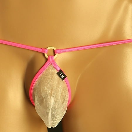

Mens Sexy Thong Lingerie T-back Low-Rise Breathable Underwear Briefs Underpants