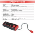 thumbnail image 2 of KKmoon Handheld Combustible Gas Detector with Sound Light Alarm Digital Gas Detection Instrument Gas Leak, 2 of 8