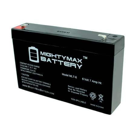 6V 7AH SLA Battery Replaces WP7-6 WP8-6S GP670 (Best Way To Start Playing Golf)