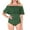 Army Green, variant on Travelwant Women Off Shoulder One Piece Swimsuits Tummy Control Bathing Suits Vintage Ruffle Swimwear Teen Girls