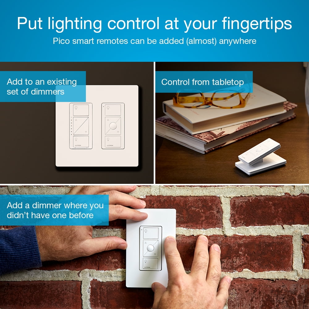 Lutron Caseta Smart Lighting On/Off Switch and Remote Kit for All