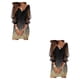 thumbnail image 4 of Vestido corto estampado Minnieouse mujer manga larga verano rosa dorado Negro, 4 of 6