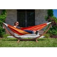 thumbnail image 3 of Double Sunbrella® Hammock with Solid Pine Arc Stand  - Sunset (8ft)  (FSC Certified), 3 of 3