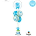 thumbnail image 2 of 18 inch Baby Boy Feet Qualatex Foil Mylar Balloon - Party Supplies Decorations, 2 of 3