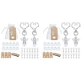 thumbnail image 1 of 60 Piezas de de , Regalos de Boda de Recuerdo, Juego de Regalos para Baby Shower, con Etiqueta, Bolsa de Dulces con Cordón, 1 of 5