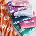 thumbnail image 2 of Manta de bebé personalizada de franela suave Yofair con estampado de nombre, 2 of 6