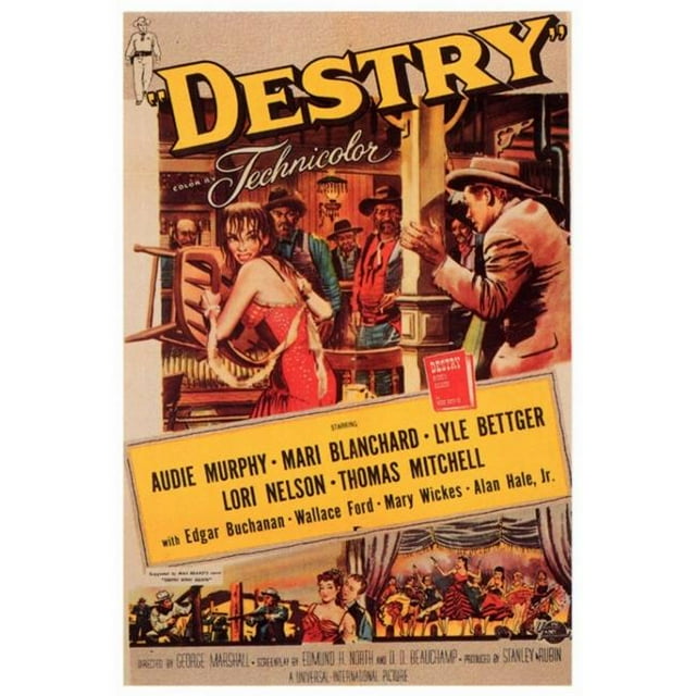 Posterazzi MOVEF5300 Destry Movie Poster - 27 x 40 in.