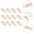 thumbnail image 5 of 20 Pcs Practical Memo Clip Creative Paper Holders Clips Rose Golden Paper Clip, 5 of 5