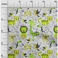 thumbnail image 2 of oneOone Rayon Light Green Fabric Cute Animal Craft Projects Decor Fabric Printed By The Yard 56 Inch Wide, 2 of 4
