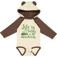 thumbnail image 3 of Inktastic Life's Better Mountains Girls Long Sleeve Baby Bodysuit, 3 of 5