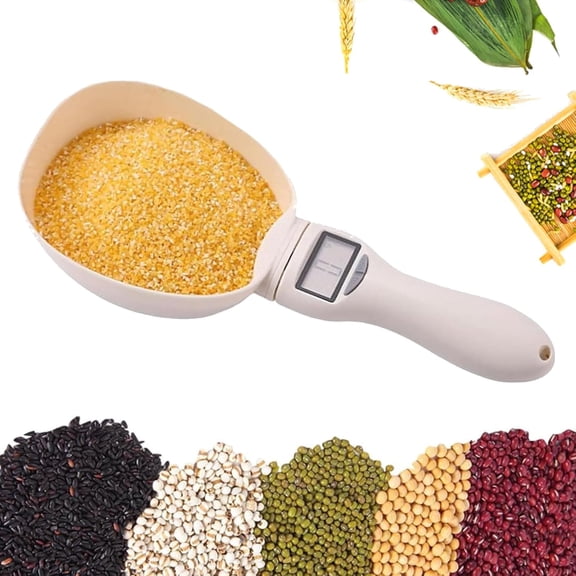 2026 New Measuring Spoon, 800g/0.1g High Precision Digital Scale with LCD Screen & Adjustable Scoop for Coffee, Flour, Spices, Pet Food, Kitchen Gadgets