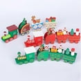 thumbnail image 4 of Christmas Train, Holiday Wooden Train, Christmas Tree, Mini Christmas Train Decorations, 4 of 5