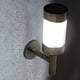 thumbnail image 4 of Lámpara solar de acero inoxidable para exteriores a prueba de agua, lámpara solar LED de acero inoxidable para jardín, patio, balcón, carretera, iluminación de pared, aplique de pared cilíndrico de 2P, 4 of 6