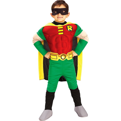 Rubie's Batman Robin Deluxe Halloween Fancy-Dress Costume, Big Boys L -  