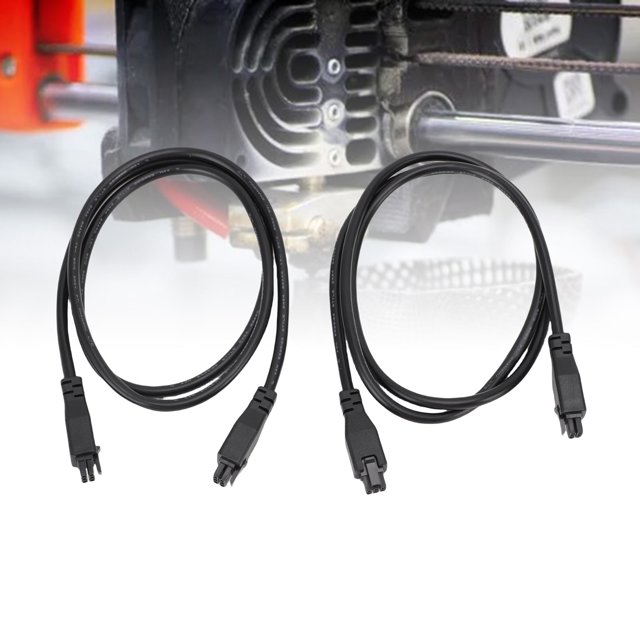 Cable De Conexión De 6 Pines, Cable De Extensión CFS Ajuste Perfecto Transferencia Eficiente Localización Flexible 2 Piezas Funda De Goma De 1 Metro Para Impresora 3D