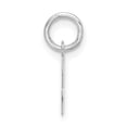 thumbnail image 6 of Diamond2Deal 10k White Gold Script Initial H Charm Pendant for Women (L- 0.67 inch, W- 0.28 inch), 6 of 6