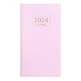 thumbnail image 2 of Hariumiu Ink-proof Paper Notebook A6 2024 English Planner Faux Leather Hardcover Ink-proof Paper 120 Pages Elegant Journal Diary Notebook for Students, 2 of 9