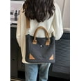 thumbnail image 3 of Kukuzhu Canvas Hobo Bag for Women Large Crossbody Shoulder Bag Handbag Totes Versatile Purse Commuting Satchele, 3 of 7