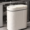 thumbnail image 4 of Goriertaly Automatic Sensor Trash Can - Silent Opening And Closing Sturdy And Durable Wide Application emerald green 8L, 4 of 6