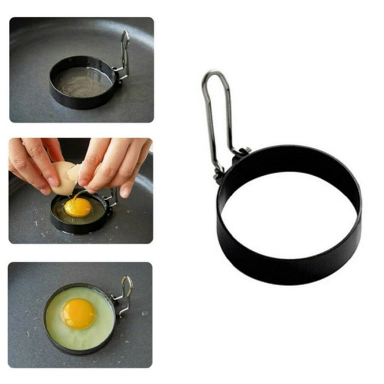 2Pcs Non-Stick Fried Egg Shaper Pancake Ring Mold Cooking Tool Egg