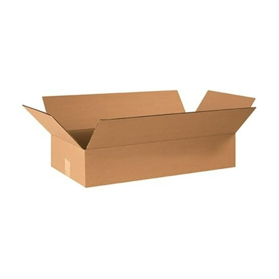 24 x 12 x 4" Flat Corrugated Boxes 24"L x 12"W x 4"H, Pack of 25| Shipping, Packaging, Moving, Storage Box for Home or Business, Strong Wholesale Bulk Boxes