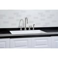 thumbnail image 2 of Gourmetier GCKUS33229 Towne 33-Inch Cast Iron Single Bowl Undermount Kitchen Sink (4-Hole) in White, 2 of 8