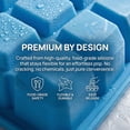 thumbnail image 5 of 2-Pack Silicone Freezer Tray, Blue, For Garlic Herbs Ginger Pesto, 5 of 5