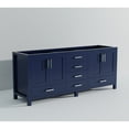 thumbnail image 6 of 84 In. W Double Bath Vanity In Navy Blue, 22 D, 14 Drawers, 2 Cabinets, Soft Close, Solid Wood, E0 Plywood, Fully Assembled Bathroom Decoration Blue X D With For Elegance, 6 of 6