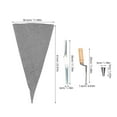 thumbnail image 2 of OFFIGAM Precision Grouting Tool, Metal Tip, Airtight, Grey, for Home Use 1Set, 2 of 8
