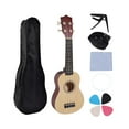 thumbnail image 2 of Ukulele para principiantes de 4 cuerdas mini niños Ukulele Guitar Compact Musical Instrument 21 '' para favores de fiesta preescolar de niños madera, 2 of 8