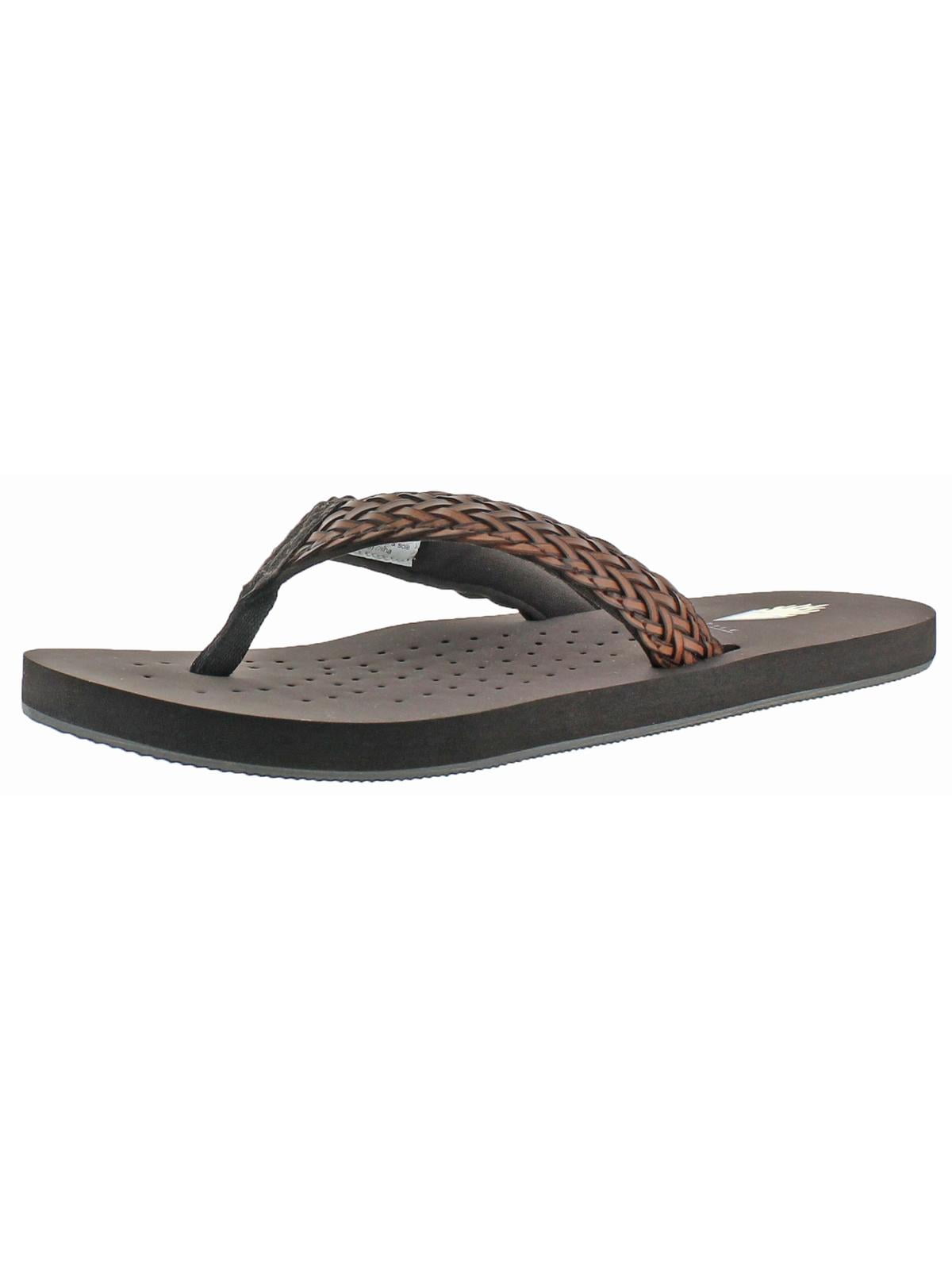 tan volatile flip flops