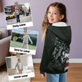 thumbnail image 6 of Xixirimido Wolf and American Flag Printed Girls Boys Zip-Up Hoodies Kids Fall Winter Warm Sweatshirt Jacket with Pocket Youth Long Sleeve Pullover Top Teen Outfits for 9-11 Years, 6 of 7