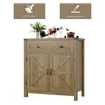 thumbnail image 6 of Homfa Kitchen Buffet Sideboard with Drawer, Compact Coffee Bar with Adjustable Shelf for Dining Room, Rustic Brown, 6 of 7