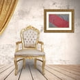 thumbnail image 3 of Grayscale 24x17 Gold Ornate Wood Framed with Double Matting Museum Art Print Titled - Circle Stripe I, 3 of 4