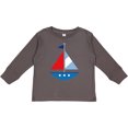 thumbnail image 3 of Inktastic Sailboat Cute Boys or Girls Long Sleeve Toddler T-Shirt, 3 of 5