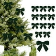 thumbnail image 1 of 12Pcs Velvet Bow Decoration Valentines Day Christmas Window Tree Party Holiday Accent Decor, 1 of 6