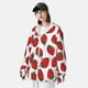 thumbnail image 3 of Fotbe Hand Drawn Strawberry Chaqueta con Protección Solar UPF 50+ para Hombre y Mujer, Camisa con Capucha y Bolsillos-Large, 3 of 7