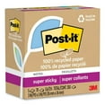 thumbnail image 3 of 3M MMM654R5SST 3 x 3 in. Post-it Super Sticky Adhesive Note, Assorted Oasis - Pack of 5, 3 of 5