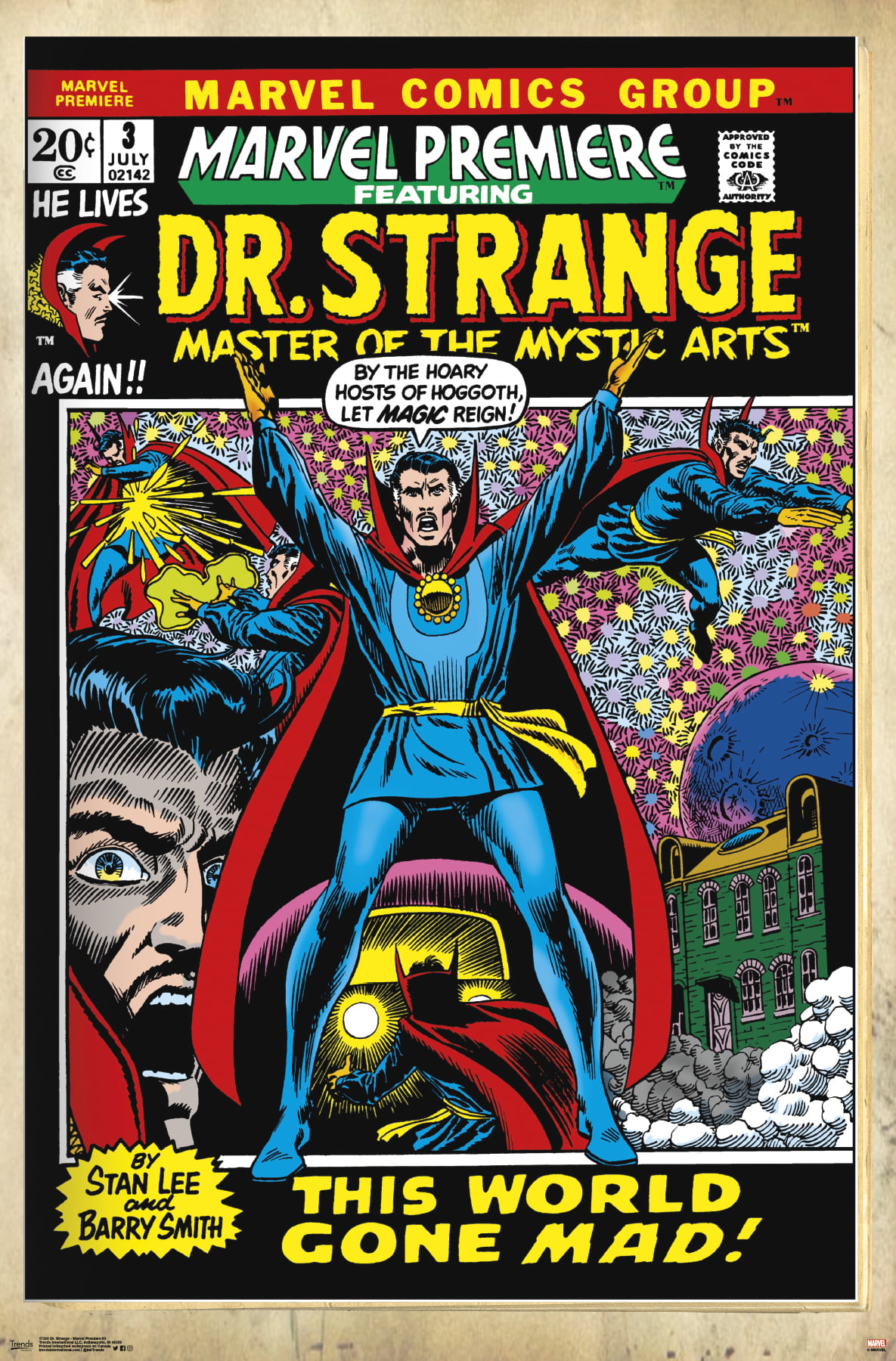 Marvel Premiere Cover #3 Poster Doctor Strange Marvel Comics 