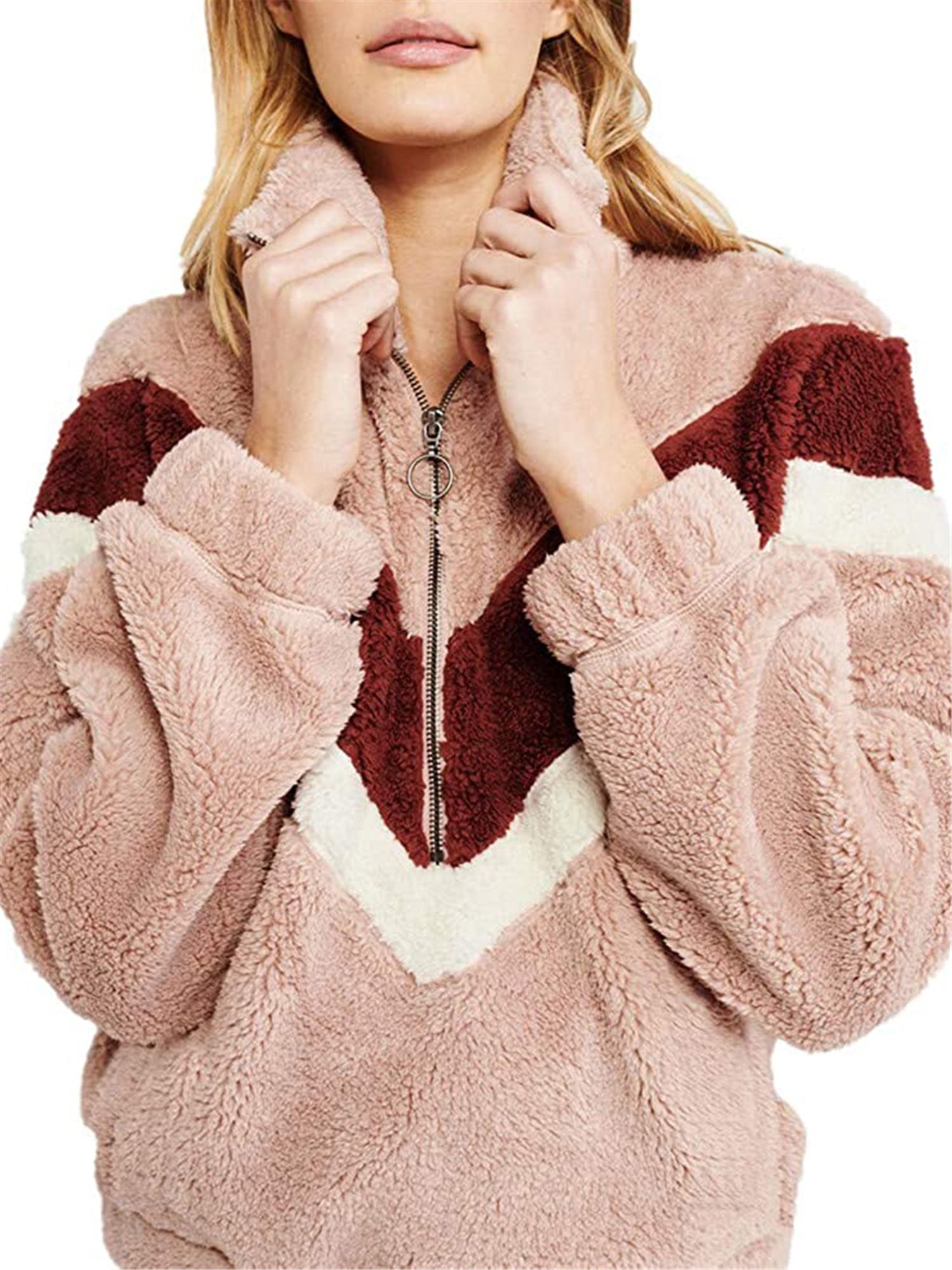 fuzzy pullover sweater walmart