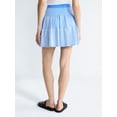 thumbnail image 3 of Free Assembly Women's and Women's Plus Ribbed Stitch Tiered Mini Skirt. Sizes XS-4X, 3 of 5