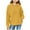 01 Yellow, variant on Hicidod Kids Girl Hoodies Casual Long Sleeve Cute Solid Color Hooded Sweatshirt Pocket Crew Neck Oversized Hoodies for Teen Girls