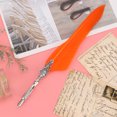 thumbnail image 3 of Pluma estilográfica clásica pluma de caligrafía para escribir pluma de pluma pluma decorativa vintage juego de pluma de inmersión para regalo de boda escritura ANGGREK Otros, 3 of 7