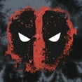 thumbnail image 2 of Junior's Marvel Deadpool Distressed Angry Eyes Graphic Crop T-Shirt, 2 of 4