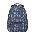 thumbnail image 1 of Celestial Sci-fi Lovers Students Backpack Galaxy Outer Space Nebula Cosmic Design, Durable and Adjustable Strap School Bag, 1 of 5