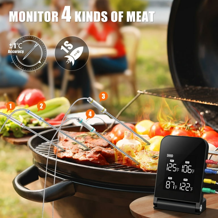 Instant Read Meat Thermometer for Grill and Cooking. Upgraded with Backlight and