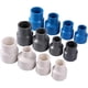 thumbnail image 2 of Straight PVC Reducer Adapter for Garden Farm Greenhouse Water Supply Pipes (ID 40mm to 20mm, Gray), 2 of 2