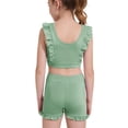 thumbnail image 2 of Conjunto de pantalones cortos deportivos CharmWM para niñas, de 3 a 10 años, 2 of 3