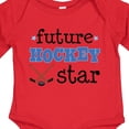 thumbnail image 4 of Inktastic Future Hockey Star Sports Boys or Girls Long Sleeve Baby Bodysuit, 4 of 5