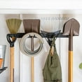 thumbnail image 7 of Bedrock Tool Garage Tool Organizer Wall Mount, Garage Organization and Storage, Shovel & Rake Hangers Garden Yard Tool Rack, Industrial Steel Holds 250 Pounds, 7 of 7